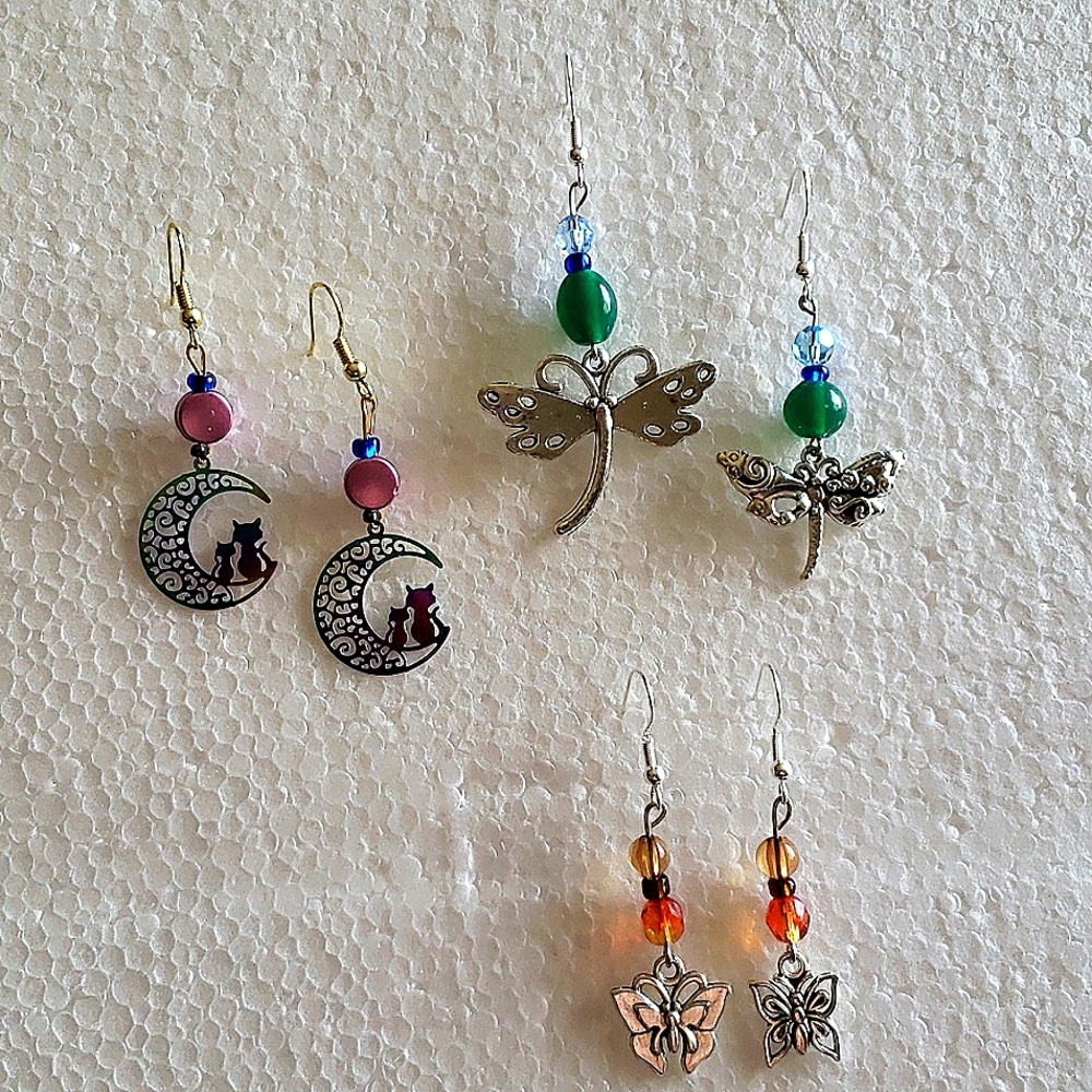 Earrings set of 3